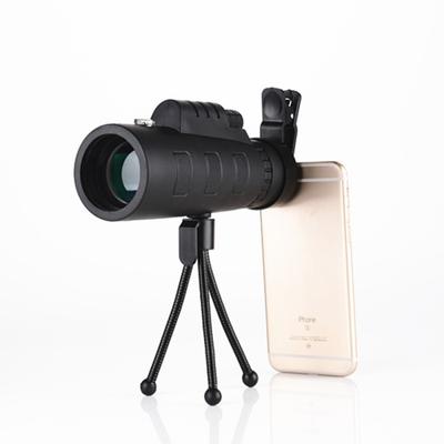 40x60 Monocular Telescope Outdoor Adventure Bird Watching Hiking Travel HD Optics With Phone Adapter Tripod Mount