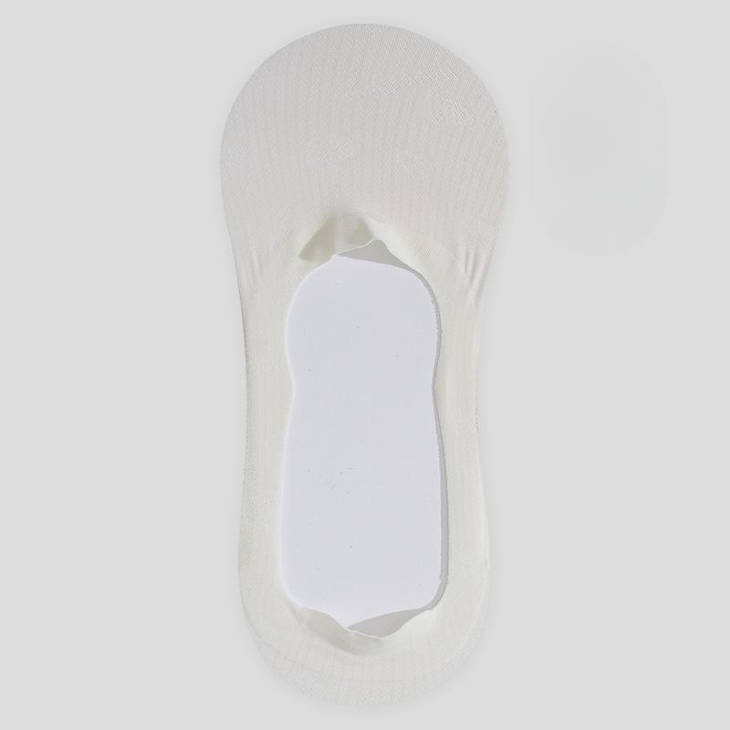 

Женские летние тонкие невидимые дезодорирующие носки-лодочки с силиконовой нескользящей кромкой и неглубоким вырезом 1 pair молочный белый