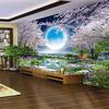 3d Maan Bloemen Foto Behang Boom Zwaan Landschap Muurschildering Woonkamer Slaapkamer Achtergrond Muurpapier Decor