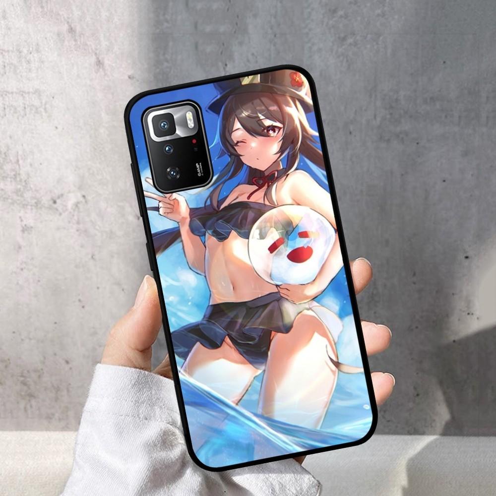 Genshin Impact Hu Tao Phone Case For Redmi Note 4 X 5 A 6 7 8 T 9 9S 10 11 11S 11Epro Poco M3 Pro