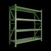 ZhiXunXing Green 4-Tier Industrial Storage Rack