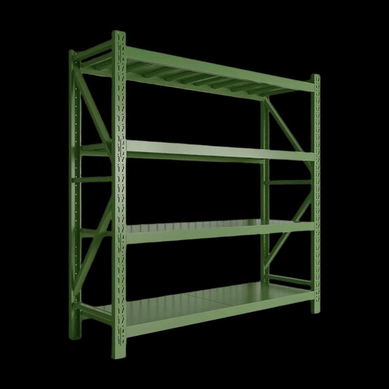 ZhiXunXing Green 4-Tier Industrial Storage Rack