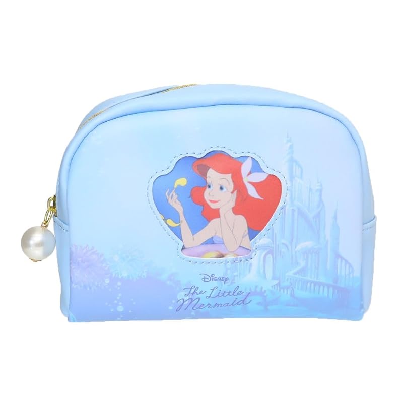

marimo craft ariel round pouch blue W15×H11.5×D5.5cm MDAA-034