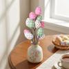 Lightweight Artificial Flower Arrangements Simulated Floral Stems  Easter Desktop Decoration