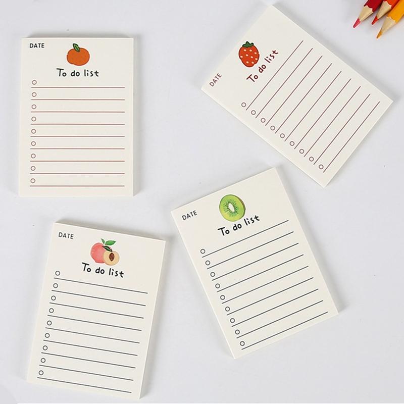 50-sheet Note Pad Message Notes Chesk List To Do List Memo Writing Pads Scarpbook Stationery Office School Supplies