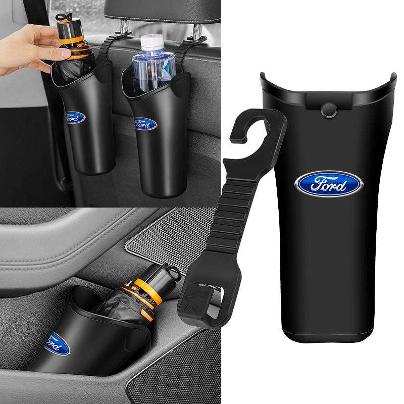 Multi-Functional Portable Car Umbrella Storage Bucket Tools For Ford Focus Mondeo Kuga Fiesta MK7 Escort Explorer Edge 2 4 MK2 MK4