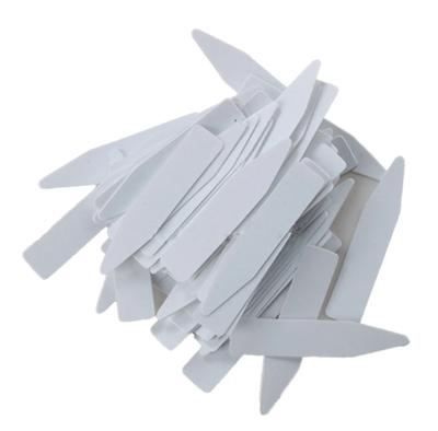 100pc Plastic Plant Labels Waterproof Garden Markers for Succulents Herb Flower Seedling Identification Durable and Reusable