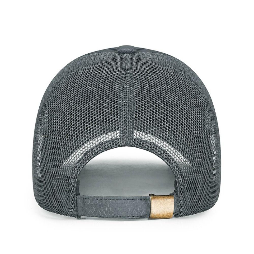 Honeycomb Breathable Mesh Quick-Drying Hat Adjustable Baseball Cap For Women Men