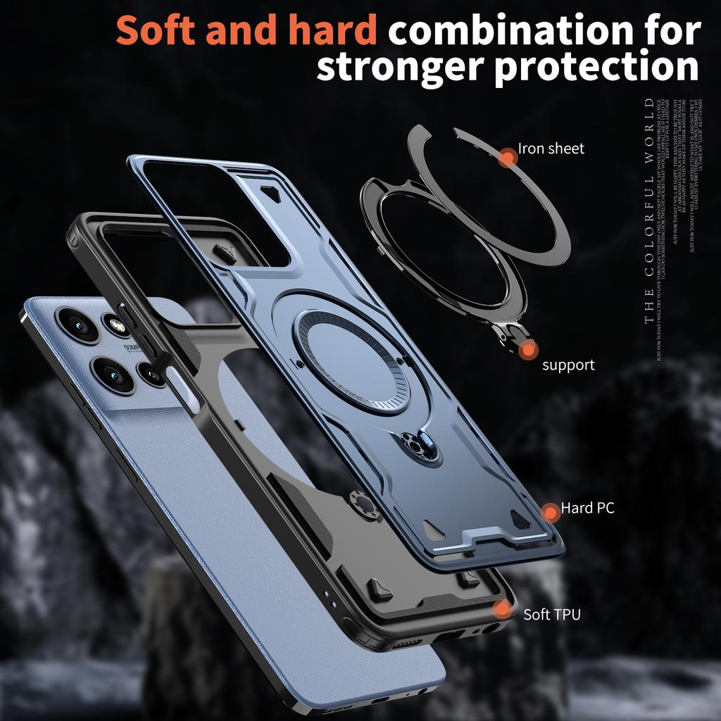 Military Shockproof Phone Case For Motorola Moto G Power Stylus 5G Edge 2025 2024 GPlay Edge G13 G23 G53 Fold Stand Armor Cover