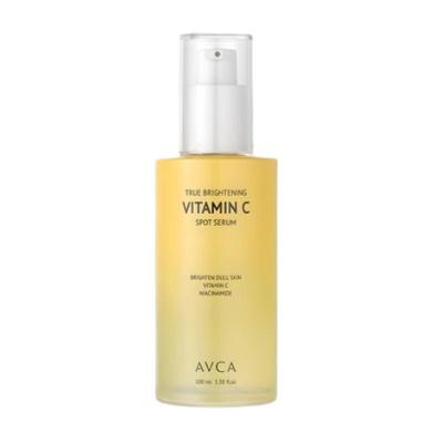 AVCA True Brightening Vitamin C Serum for Dark Spots, 100ml | Korean Whitening & Brightening Skincare for Even Skin Tone