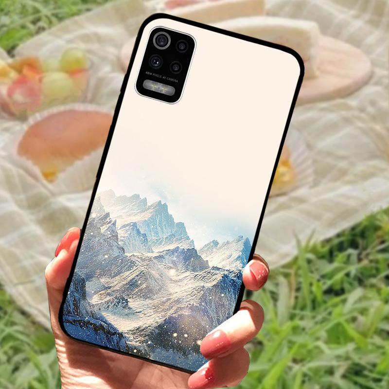For LG K52 Q52 K62 4G Case Silicone Soft TPU Black Bumper Cover For LG K62+ Coque K62 Plus 4G Fashion Phone Protective Fundas