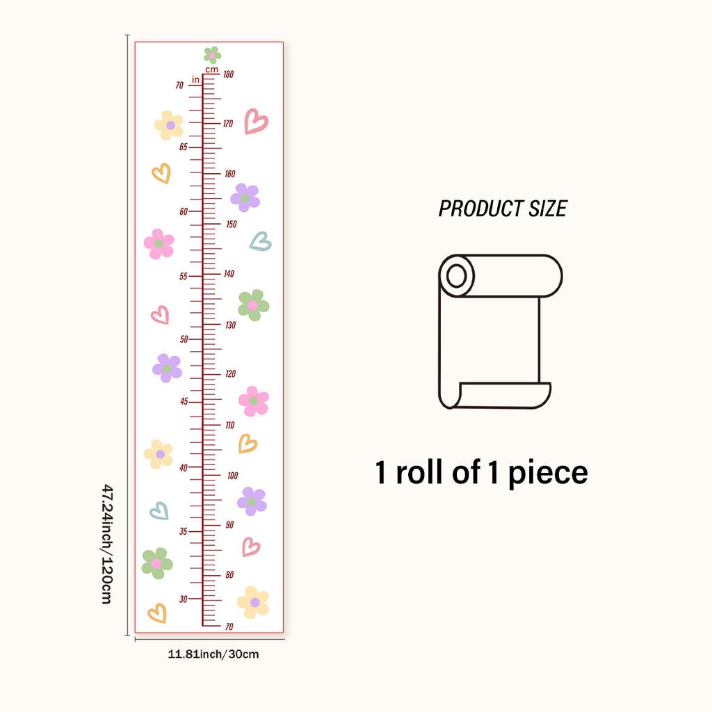 Höhe Wandaufkleber Selbstklebend Durchscheinend Kinder Messaufkleber Höhe Wandaufkleber Kinderzimmer Wanddekoration