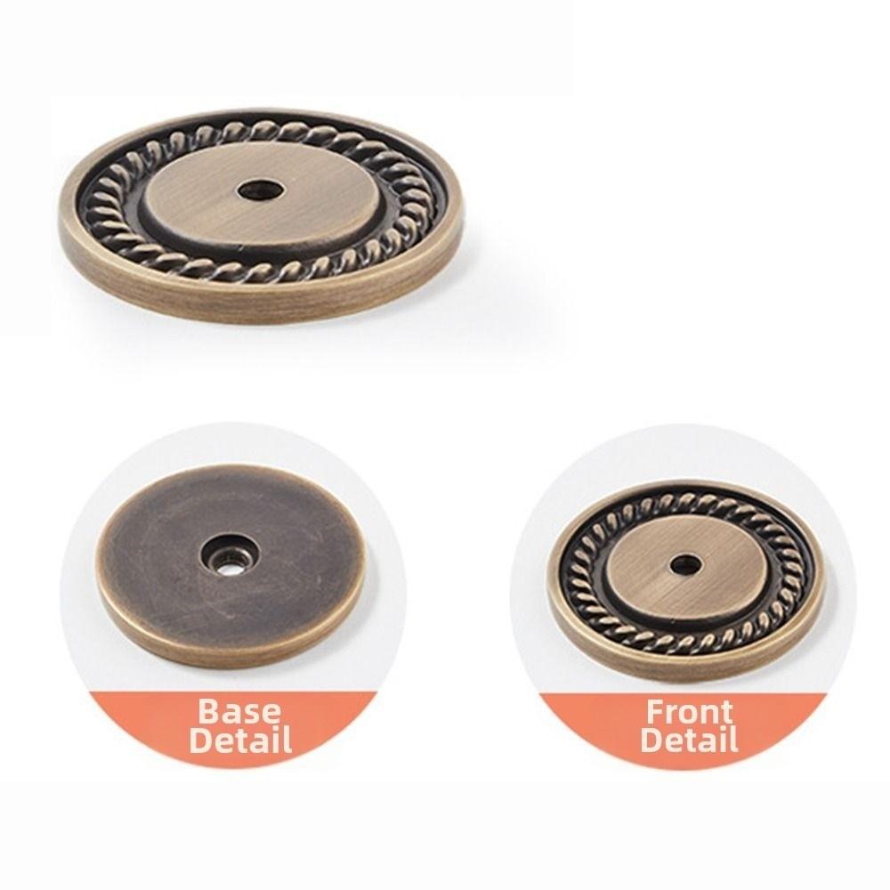 Solid Brass Brass Cabinet Pull Gold Round Cabinet Door Handle Drawer Knob  Wardrobe Door