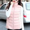 Ultralight Down Vest Women Sleeveless Jacket Female White Duck Down Waistcoat Female Warm Puffer Jacket Outwear M-8XL