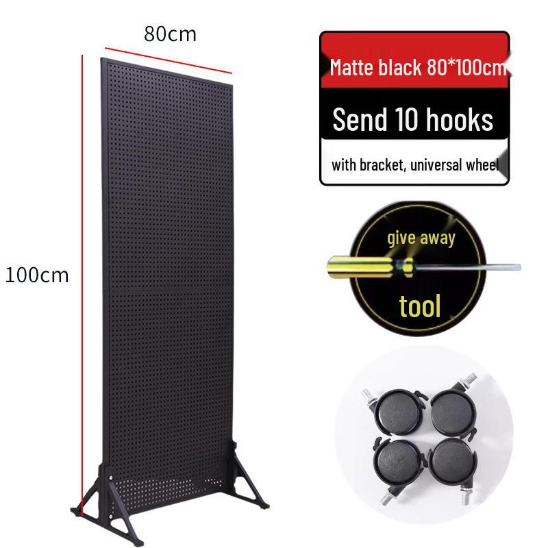 Pegboard Shelving Mobile Accessories & Jewelry Rack Vertical Floor Display for Tools
