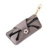 Korean Flower Glasses Case With Keychain Eyewear Holder Soft PU Leather Sunglasses Bag  Men