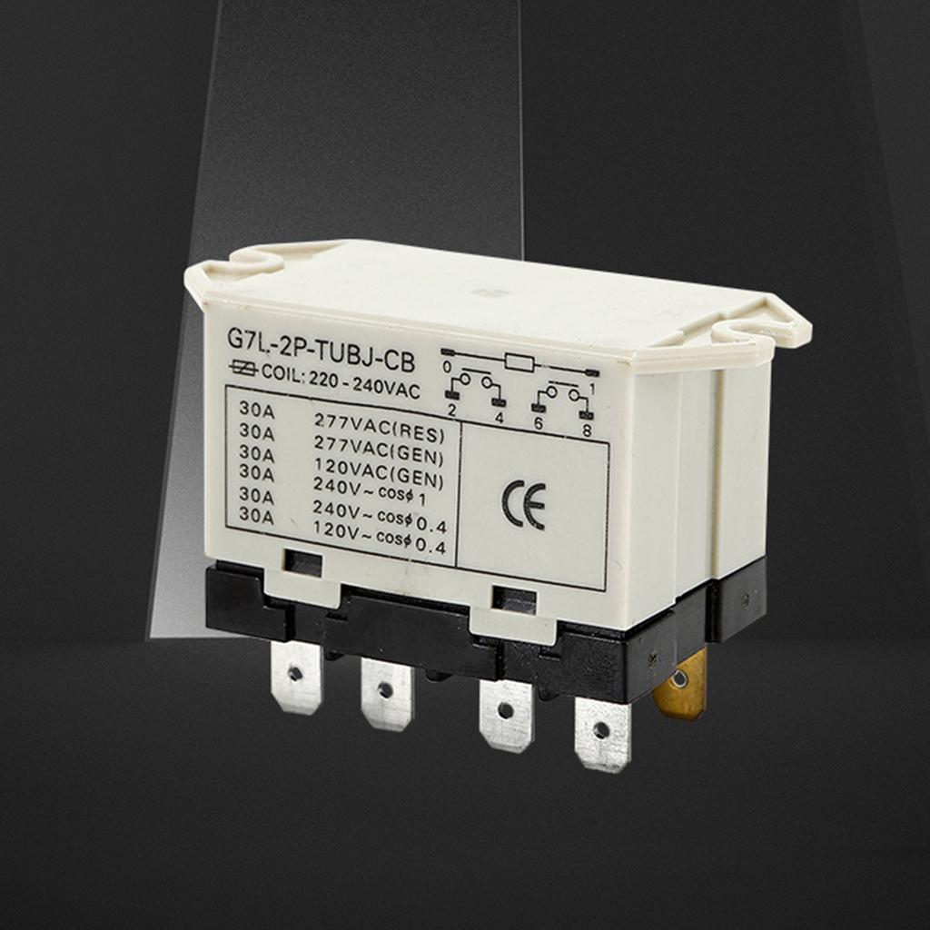 Upgrades Relay with Test Button Quick Connect Terminals Flame Resistant for HVAC Industrial Machinery & Lighting Control
