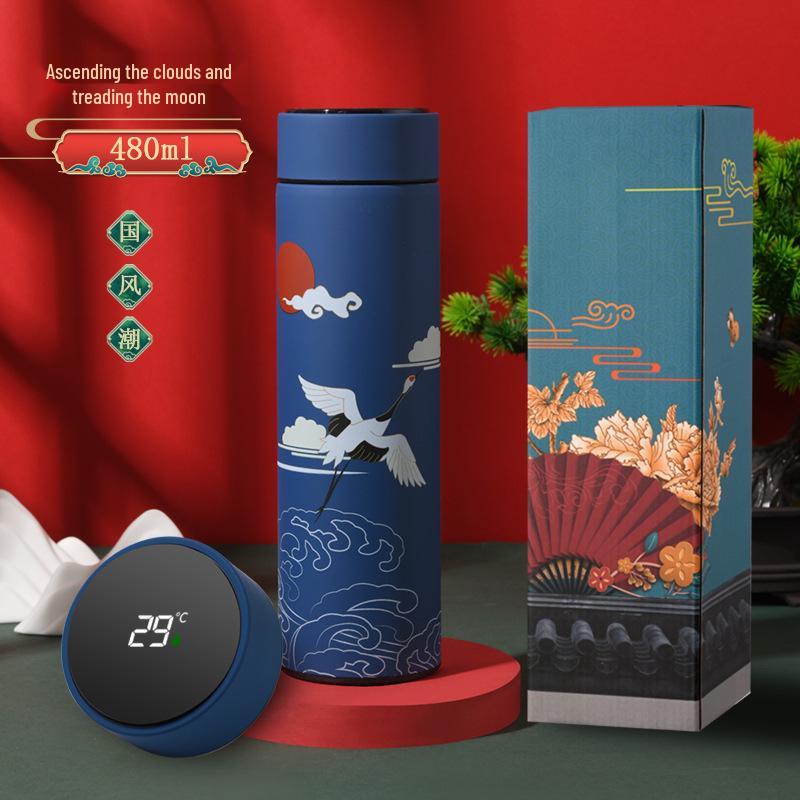Smart Insulated 304 Stainless Steel Business Cup Gift Set with Printable Logo Anti-Scald Design