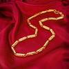 24k Gold Plated 6MM-8MM Hexagon Men's Necklace Jewelry Gift