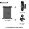 Heavy-Duty Outdoor Tablet Stand with U-bolt Round Tube Mount for 7-14 Inch Tablets