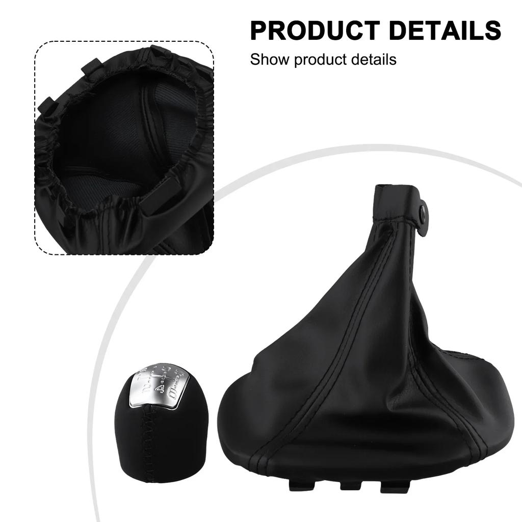 Shift Knob Replacement 6 Speed Gear Shift Knob Car Interior ABS Plastic Appearance Shape Size High Universality Fitment