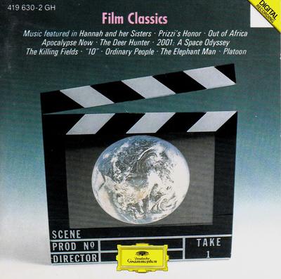CD FILM CLASSICS - Platoon / Out of Africa / Hannah & 4196302 Deutsche Grammo 1987 Germany Classical Used