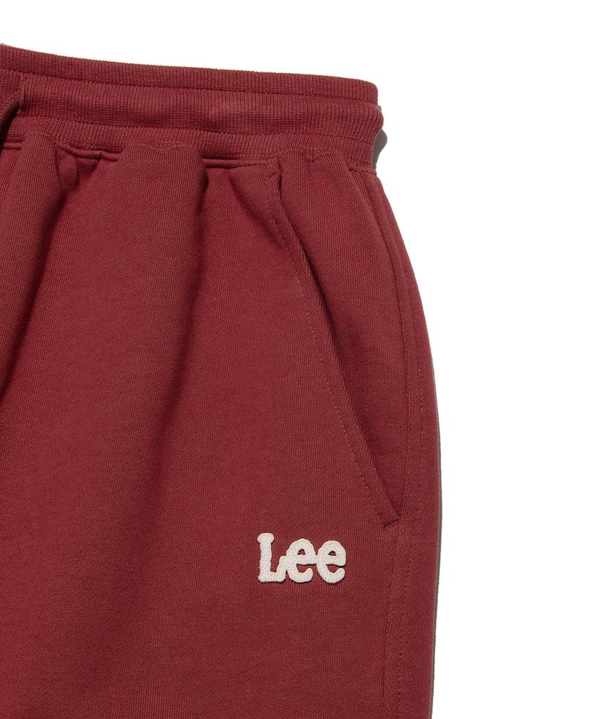 LEE Felt Twitch Logo Sweatpants Red
