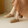 2026 Spring/Summer New Boken Cool Slippers for Lazy Women, Thick Bottom Outskirt, Retro Baotou Half Slippers