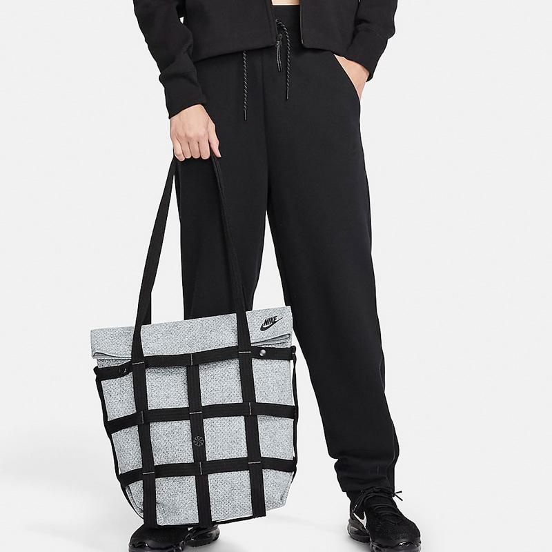 New Nike Sportswear Forward Cargo Tote 12L Bag Smoke Grey/Iron Grey/Summit White FB3038-084