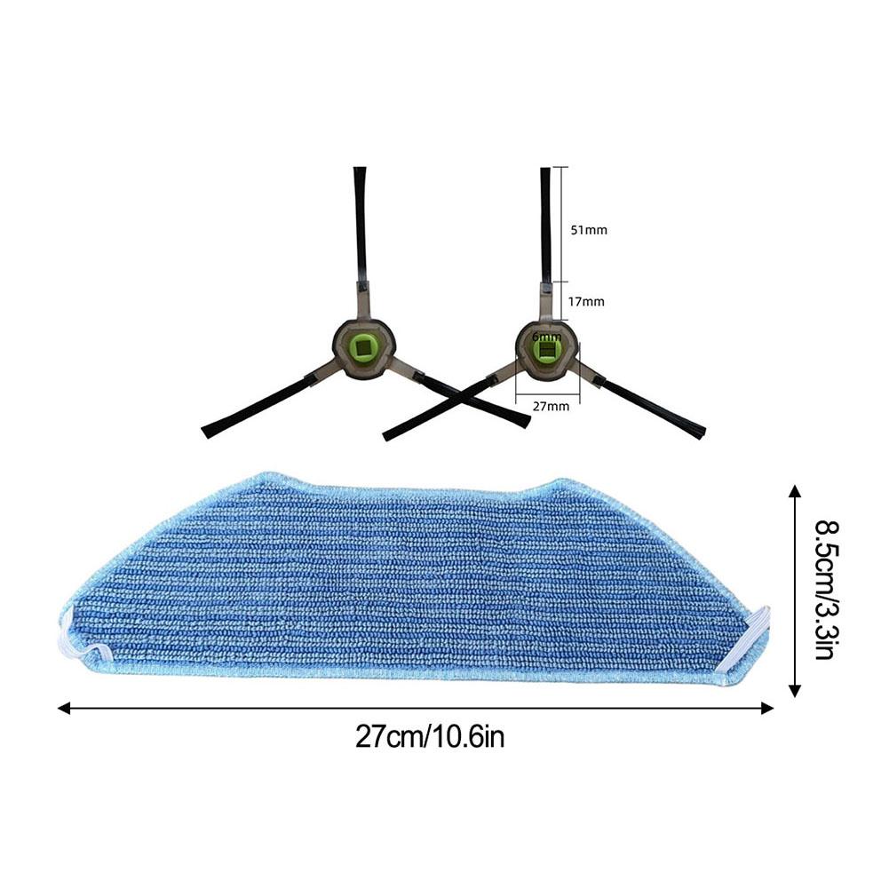 Brush Kit Mop Cloth Accessories Vacuum Cleaner Parts Easy To Install