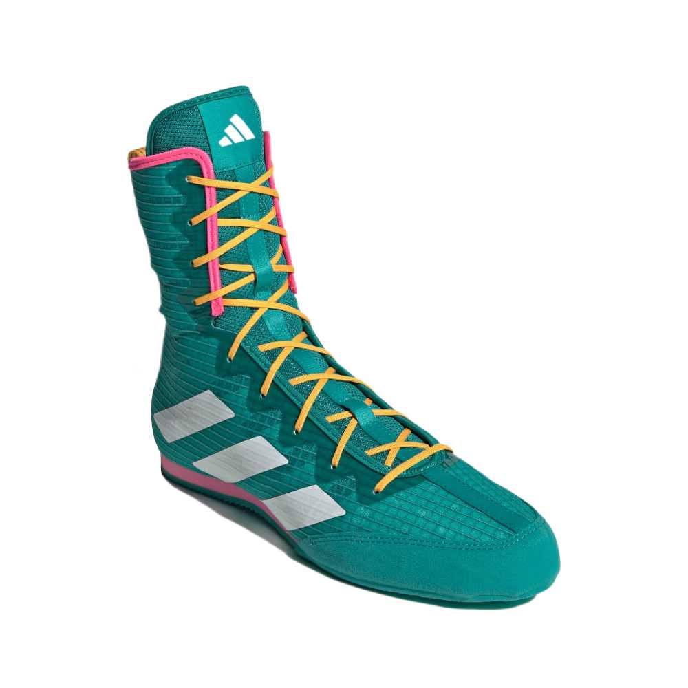 adidas Box Hog 4 Pure Teal Unisex Sneakers Cloud-White Lucid-Pink JR5382