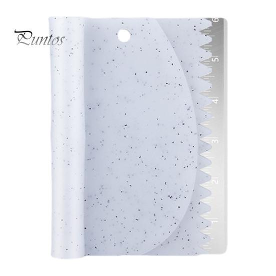 

Скребок для теста из нержавеющей стали с весами, резак для выпечки хлеба, пиццы, тортов, хлеба и кондитерских изделий, разделитель теста для домашних пекарей черный белый