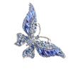 Brooch Exquisite Design Fashion Decoration Retro Metal Jewelry Accessories for ClothesBlue