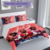 3pcs Delta Sigma Theta logo pattern bedding set duvet cover set includes duvet cover &pillowcases, perfect all season bedroom decoration & gift