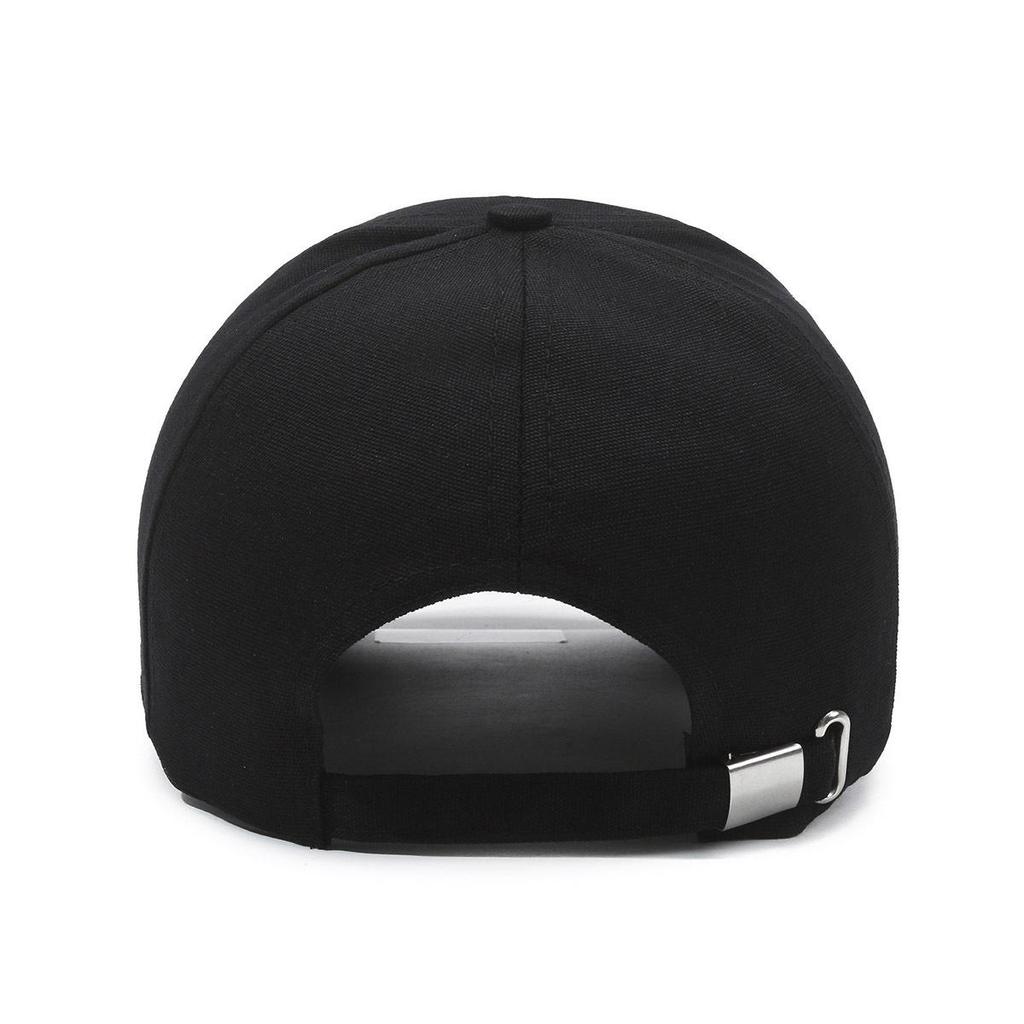 Trending Korean Style Canvas Baseball Cap with Extended Brim, Spring/Autumn Printed Design for Outdoor Sun Protection