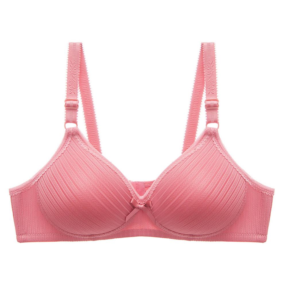 Женский однотонный бюстгальтер с бантом 3/4, женский мягкий удобный ...