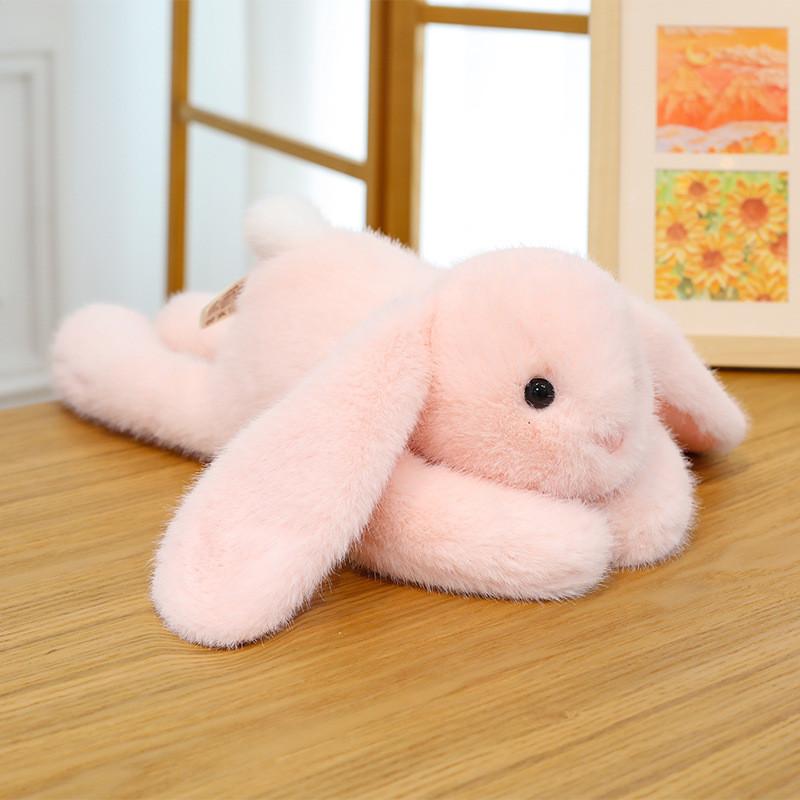 Plush Rabbit Stuffed Animal Toy For Children Soft Comforter Gift For Kids
