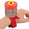 6Pcs Hummingbird Feeder Flowers Replacement Decorative Feeding Ports Plastic Bird Feeder Parts Outdoor Garden Decor Attracts