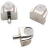 Zinc Alloy Fixed Adjustable Glass Support Plate Clamp Furniture Laminate Support Expansion Glass Clamp