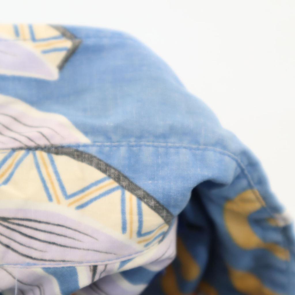 Reyn spooner 90er Jahre Altes Florales Reverse-Print Kurzarm Button-down Alohahemd Herren Gebraucht