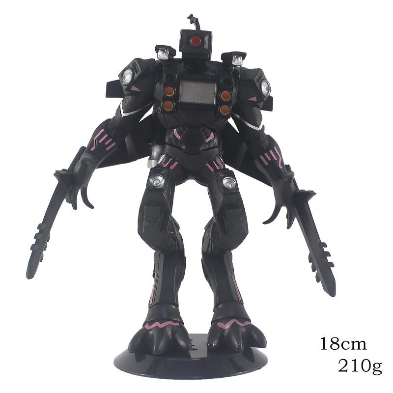 Anime Skibidi Toilet Man Titan Clockman Figur Spielzeug für Kinder Erwachsene Geburtstagsgeschenk Figur Sammlung Puppe