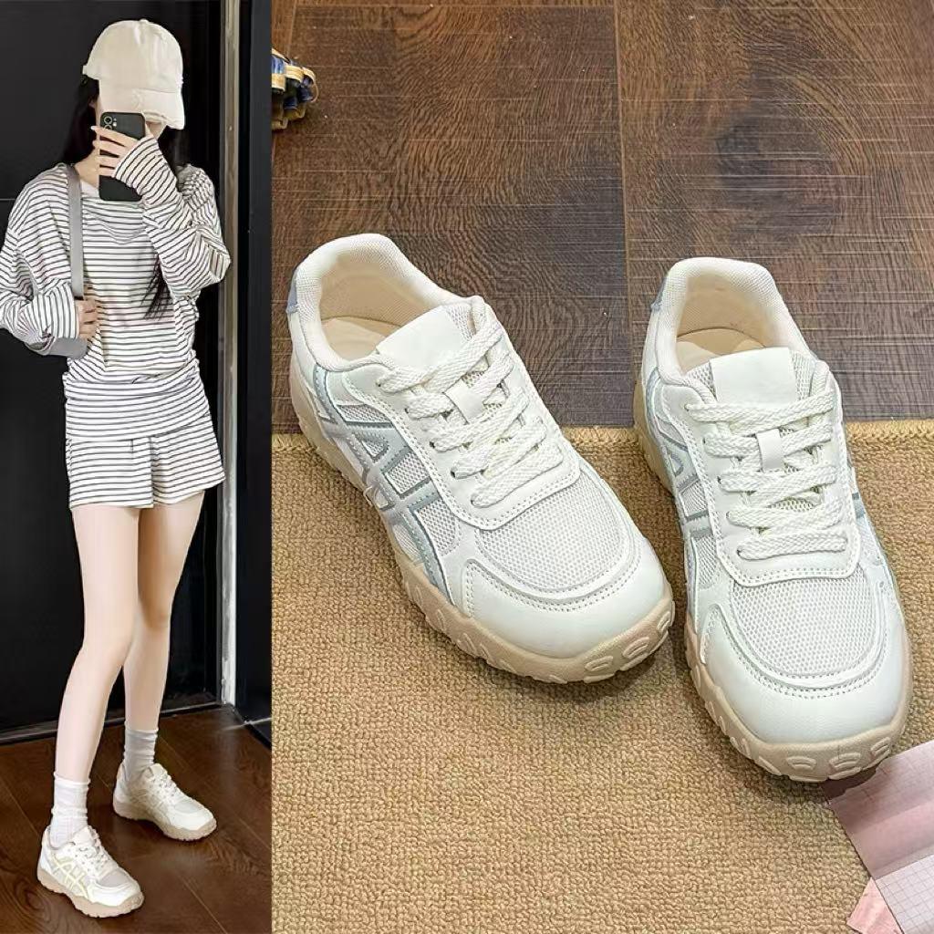 The same kind of Dexun shoes in the mall, women's new autumn models in 2025, popular breathable commuting, versatile Forrest Gump sports shoes, niche