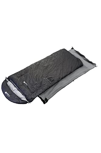 

UJack Envelope-Style Down Sleeping Bag, 700g, All-Season, with Hand Holes, Connectable, Minimum Temperature of -14.6°C, Includes Inner Sleeping Bag Se