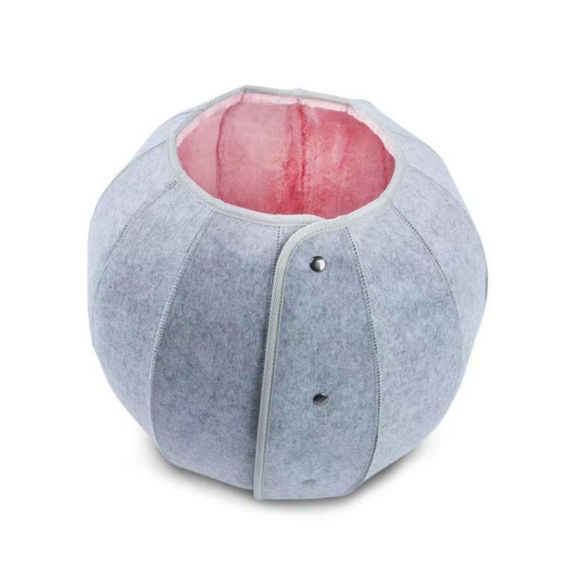 Haustierprodukte Faltbares und Atmungsaktives Haustierbett Katzennest Hundehütte Höhle Tunnel Halbgeschlossen Kreativität Katzenbetten Katzenzubehör