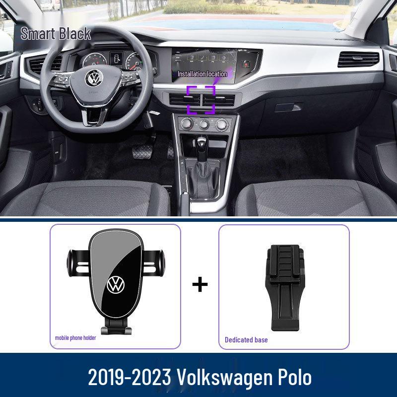 Držák na telefon do auta Volkswagen POLO: Držák do větrací mřížky a podpora navigace