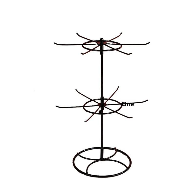 Rotating Jewelry Display Rack for Necklaces, Bracelets, Lipsticks