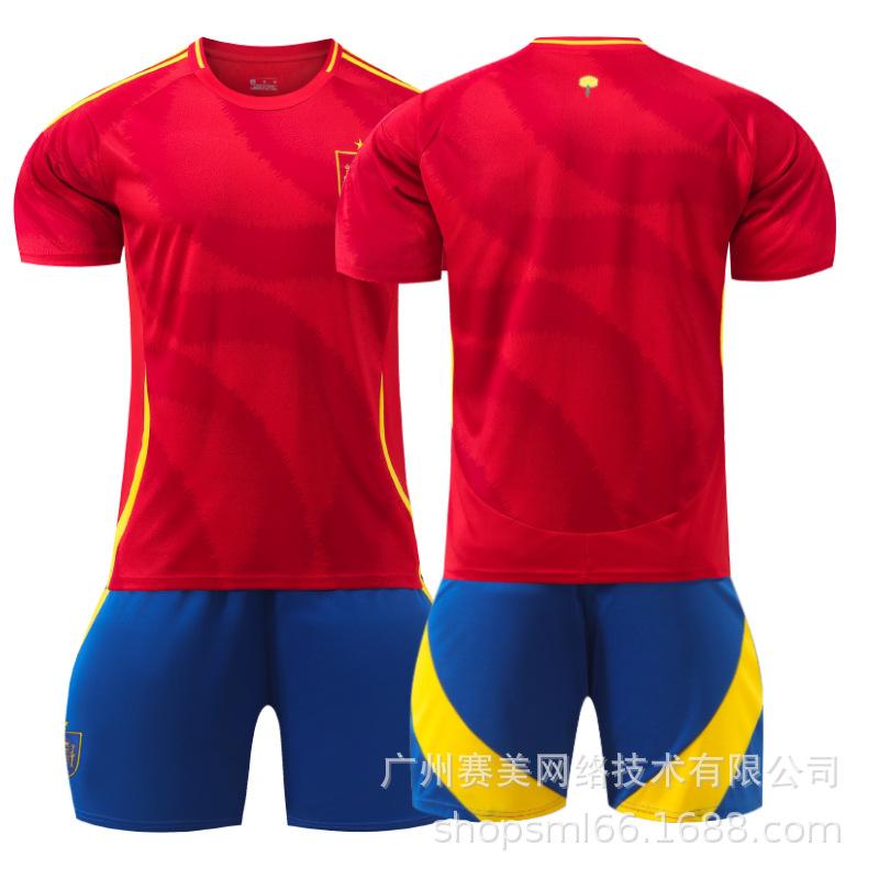 Coppa d'Europa Stadio di Casa Spagnolo Yamal Set Maglia da Calcio Maglia da Uomo