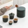Elegant Portable Ceramic Travel Tea Set