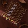 Stainless steel fruit heart boots ins high-end feeling collarbone chain pearl starfish necklace gold-plated