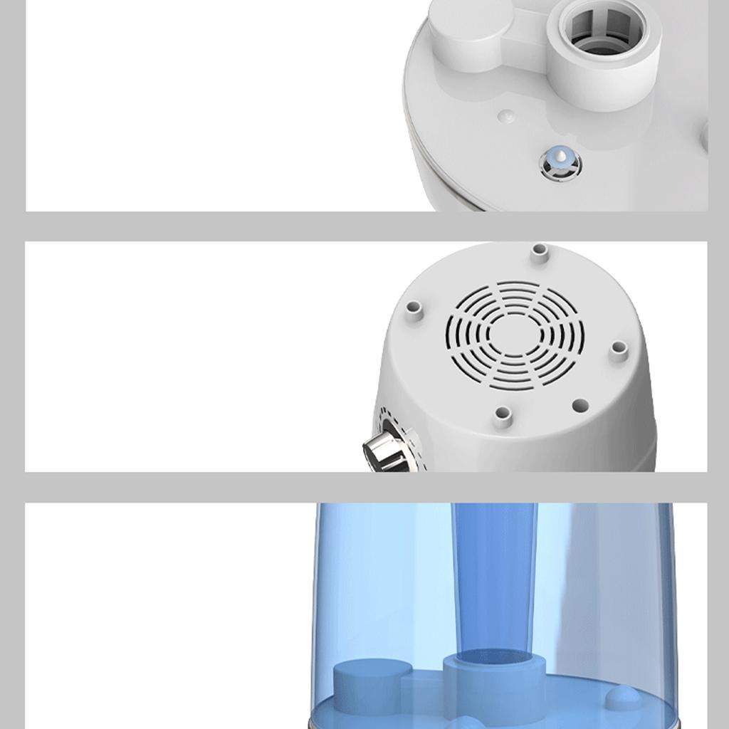 Ultrasonic air humidifier household large fog volume 2 liters small atomization aromatherapy office humidifier